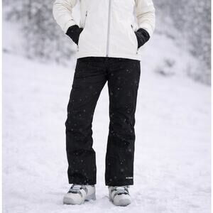 Columbia Omni-Heat Snow Pants Black Size S Petite Ski Snowboard